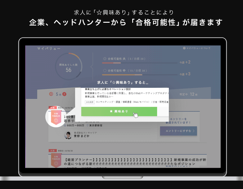 AMBIの合格可能性機能