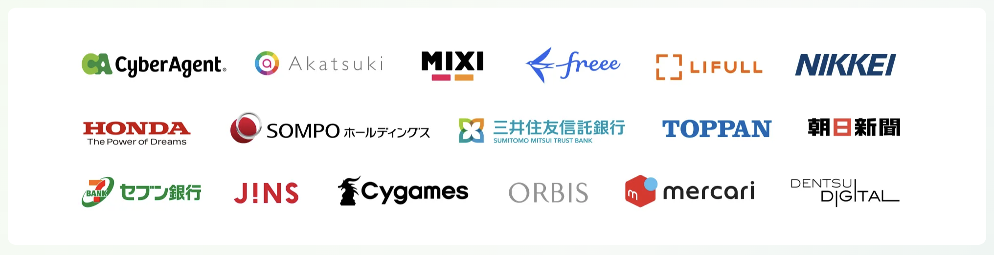 Green おもな掲載企業