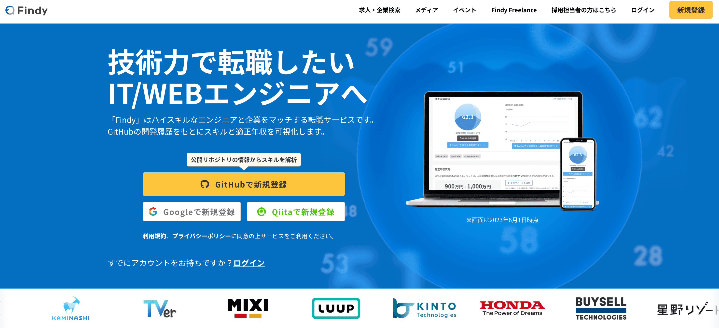 Findy公式サイト