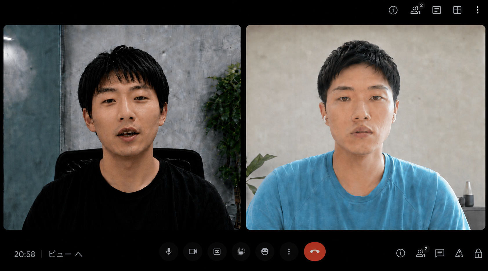 ギークリー利用者の佐々木さん(仮名)に、ギークリーを利用した体験談についてオンラインでインタビューしている様子