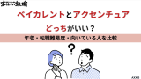 ベイカレントとアクセンチュアはどっちがいい？年収・転職難易度・向いている人を比較